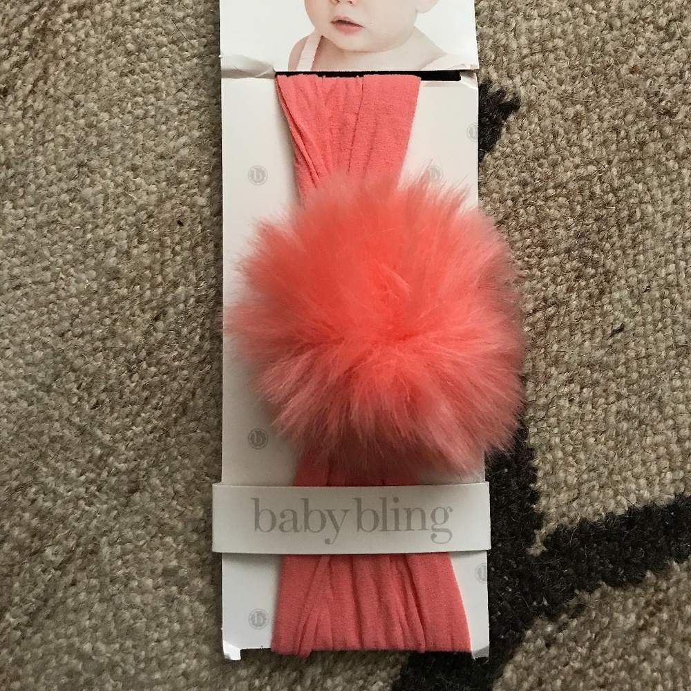 Baby Bling Pom Pom Headband